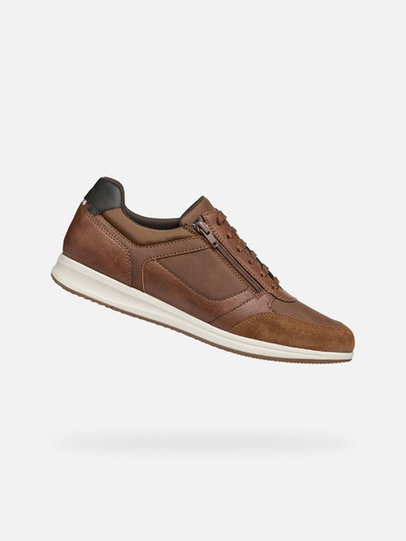 Geox Hnědá pánská běžná obuv Geox Avery