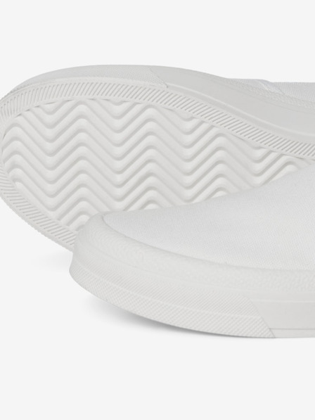 Jack & Jones Bílé pánské slip on boty Jack & Jones