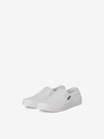 Jack & Jones Bílé pánské slip on boty Jack & Jones