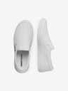 Jack & Jones Bílé pánské slip on boty Jack & Jones