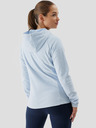 4F Dámská fleece mikina na zip s kapucí regular 4F