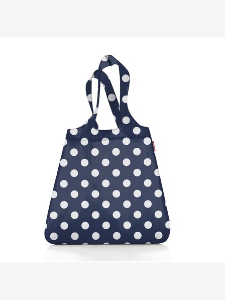 Reisenthel Nákupní taška Mini Maxi Shopper tmavě modrá s tečkami Taška