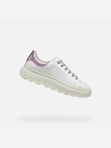 Geox Bílé dámské tenisky Geox Spherica EC4.1