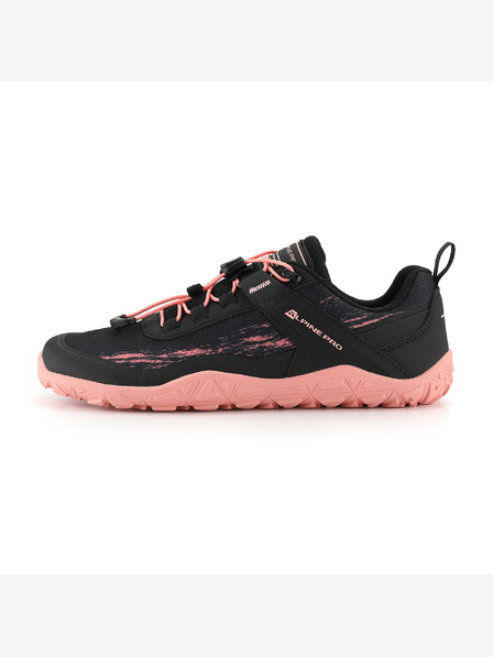 ALPINE PRO Outdoorová barefoot obuv ALPINE PRO BRUHE růžovo černá