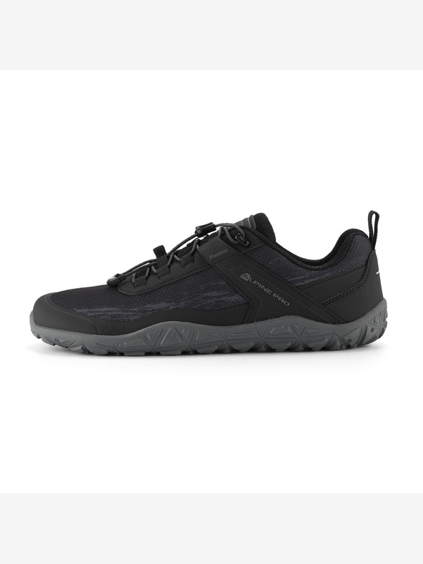 ALPINE PRO Outdoorová barefoot obuv ALPINE PRO BRUHE černé
