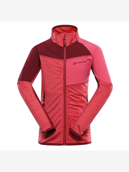 ALPINE PRO Dětská rychleschnoucí mikina ALPINE PRO ONNECO 2 růžová