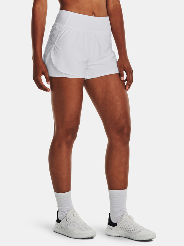 Under Armour Dámské kraťasy Under Armour Flex Woven 2-in-1 Short-WHT