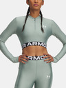 Under Armour Dámské tričko Under Armour HeatGear Rib 1/4 Zip LS