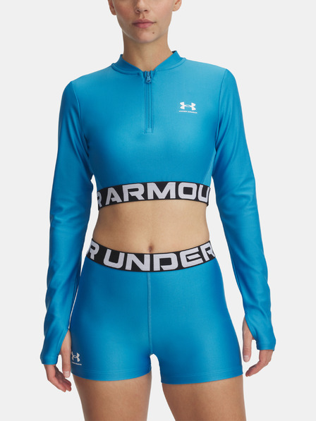 Under Armour Dámské tričko Under Armour HeatGear Rib 1/4 Zip LS