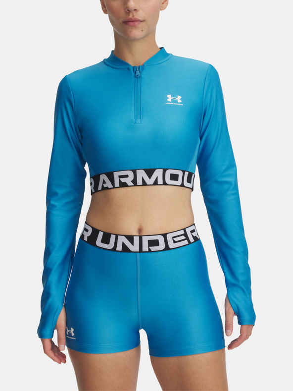 Under Armour Dámské tričko Under Armour HeatGear Rib 1/4 Zip LS