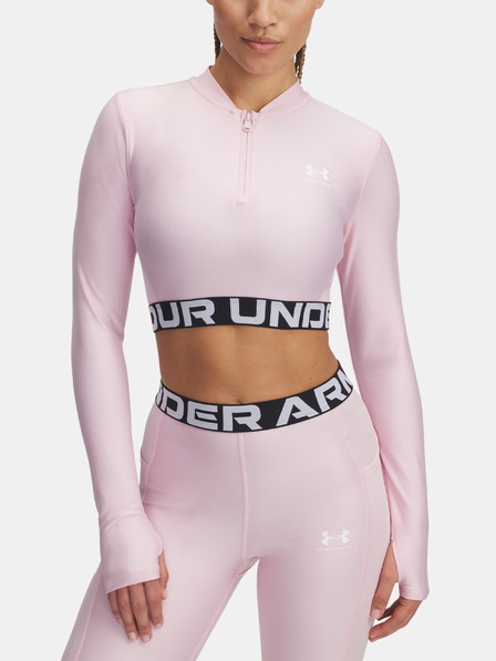 Under Armour Dámské tričko Under Armour HeatGear Rib 1/4 Zip LS