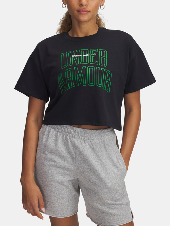 Under Armour Dámské tričko Under Armour UA W VARSITY MIX HW SS CROP