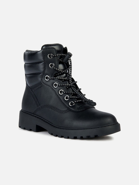 Geox Černá dívčí kotníková obuv Geox Casey B ABX