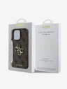 Guess Guess PU 4G Metal Logo Zadní Kryt pro iPhone 16 Pro Max Brown
