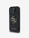 Guess Guess PU 4G Metal Logo Zadní Kryt pro iPhone 16 Pro Grey