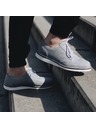 Vasky Dámské kožené polobotky šedé - jarní / podzimní boty, obuv Flexiko