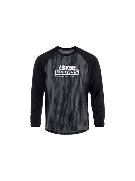 Horsefeathers Bike dres Spike LS - halftone/black HORSEFEATHERS