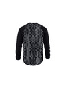 Horsefeathers Bike dres Spike LS - halftone/black HORSEFEATHERS