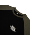 Horsefeathers Triko Dynamo Raglan - black/burnt olive HORSEFEATHERS