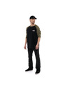 Horsefeathers Triko Dynamo Raglan - black/burnt olive HORSEFEATHERS