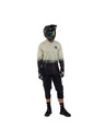 Horsefeathers Bike dres Quantum LS - silver birch/black HORSEFEATHERS