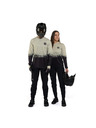 Horsefeathers Bike dres Quantum LS - silver birch/black HORSEFEATHERS