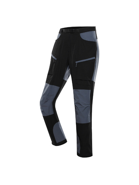 ALPINE PRO Pánské softshellové kalhoty ALPINE PRO AKAN 2 černé