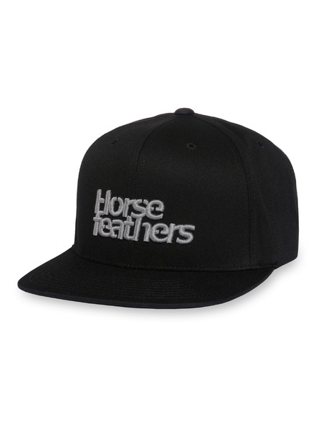 Horsefeathers Kšiltovka Rise - black HORSEFEATHERS