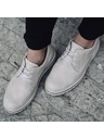 Vasky Pánské kožené polobotky béžové - jarní / podzimní boty Vasky Derby Vanilla