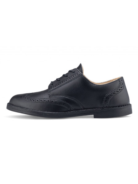 Vasky Pánské černé kožené polobotky - jarní / podzimní boty, obuv Vasky Brogue Low Noir