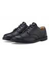 Vasky Pánské černé kožené polobotky - jarní / podzimní boty, obuv Vasky Brogue Low Noir