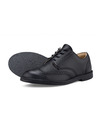 Vasky Pánské černé kožené polobotky - jarní / podzimní boty, obuv Vasky Brogue Low Noir