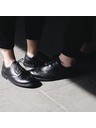 Vasky Pánské černé kožené polobotky - jarní / podzimní boty, obuv Vasky Brogue Low Noir