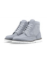 Vasky Pánské kožené kotníkové boty šedé - jarní / podzimní boty, obuv Vasky Brogue High Grey