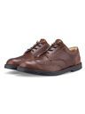 Vasky Pánské elegantní kožené polobotky tmavě hnědé - jarní / podzimní boty Vasky Brogue Low Dark