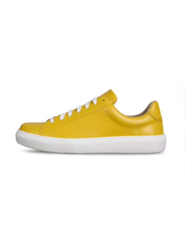 Vasky Pánské kožené tenisky / botasky žluté Vasky Glory Yellow