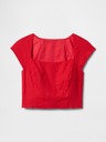 GAP Lněný crop top GAP