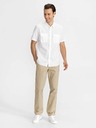 GAP Kalhoty essential khaki straight fit GapFlex