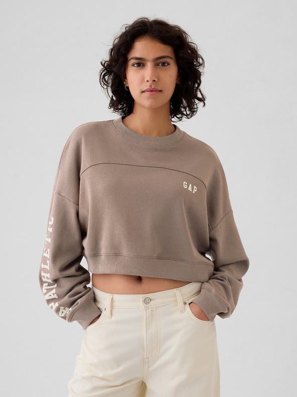 GAP Crop mikina s logem Gap