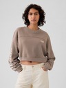 GAP Crop mikina s logem Gap