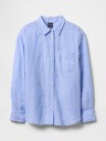 GAP Lněná oversize košile Big Shirt GAP