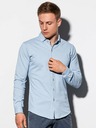 Ombre Clothing Světle modrá pánská košile K540