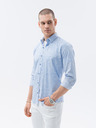 Ombre Clothing Světle modrá pánská košile Ombre Clothing K609