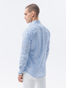 Ombre Clothing Světle modrá pánská košile Ombre Clothing K609