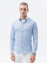 Ombre Clothing Světle modrá pánská košile Ombre Clothing K609