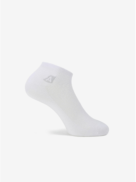 ALPINE PRO Unisex ponožky coolmax ALPINE PRO RED DEER bílá