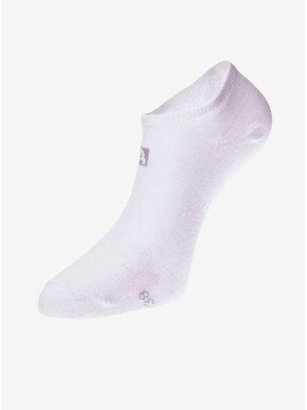 ALPINE PRO Sada tří párů unisex ponožek v bílé barvě ALPINE PRO 3UNICO