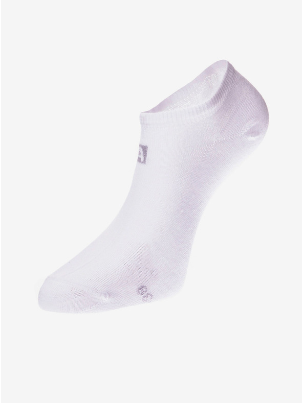 ALPINE PRO Sada tří párů unisex ponožek v bílé barvě ALPINE PRO 3UNICO