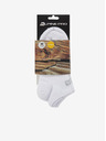 ALPINE PRO Sada tří párů unisex ponožek v bílé barvě ALPINE PRO 3UNICO