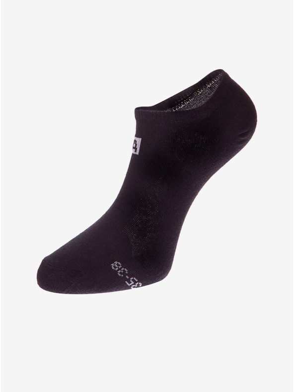 ALPINE PRO Sada tří párů unisex ponožek v černé barvě ALPINE PRO 3UNICO